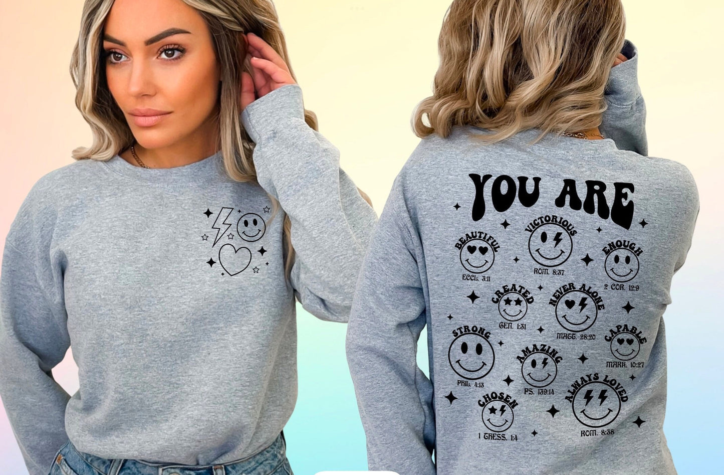 STAY, you are enough sweatshirt