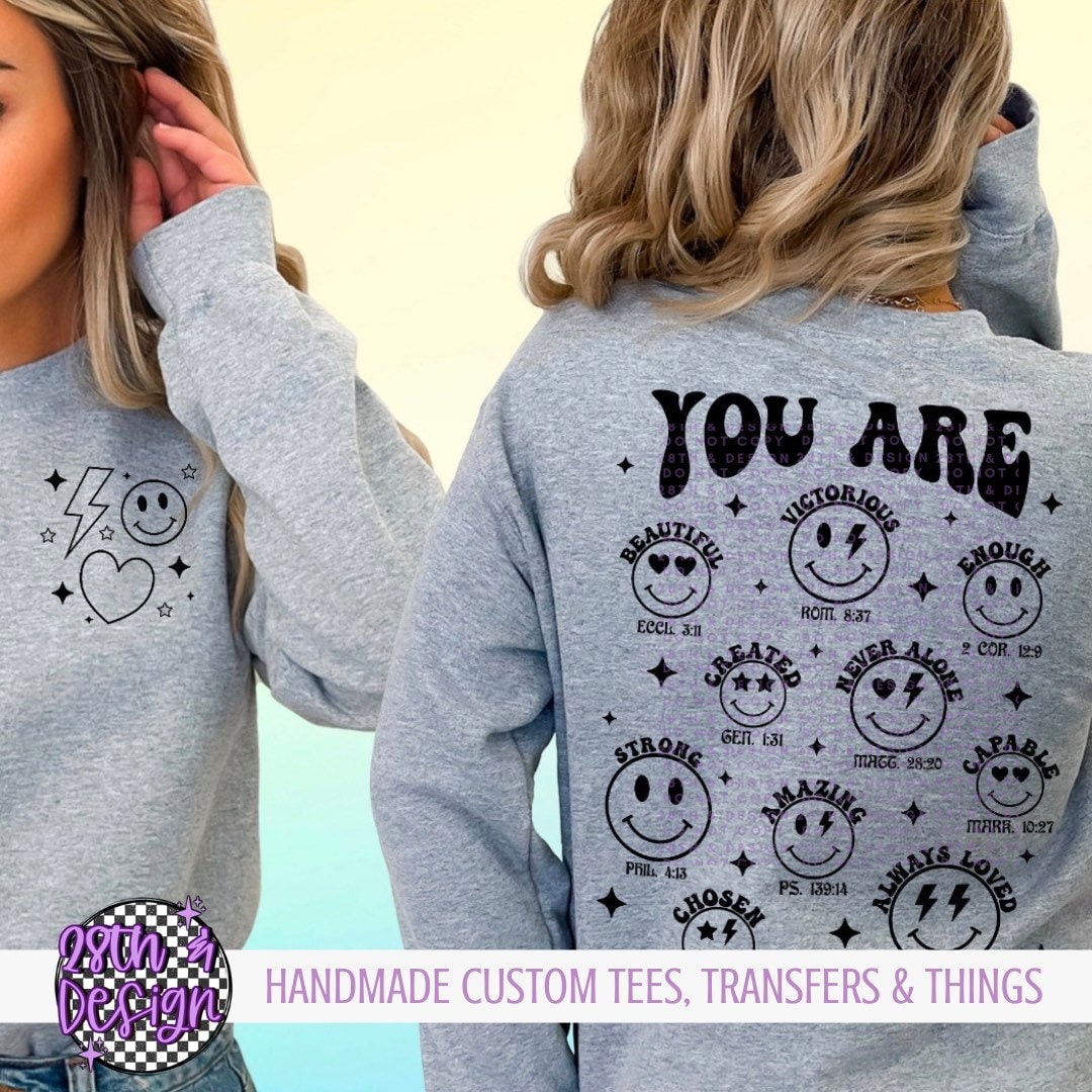 You are - spread positivity, sweatshirt